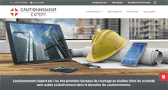 Desktop Screenshot of cautionnement-expert.com