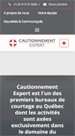 Mobile Screenshot of cautionnement-expert.com